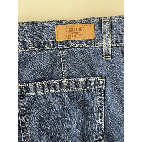 Levis Signature Gold Everyday Jogger Jeans Size 6 Medium Wash Blue - Picture 10 of 12